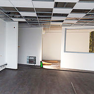 Raum im Fachzentrum für Kleintiermedizin in Chemnitz, kurz vor Fertigstellung